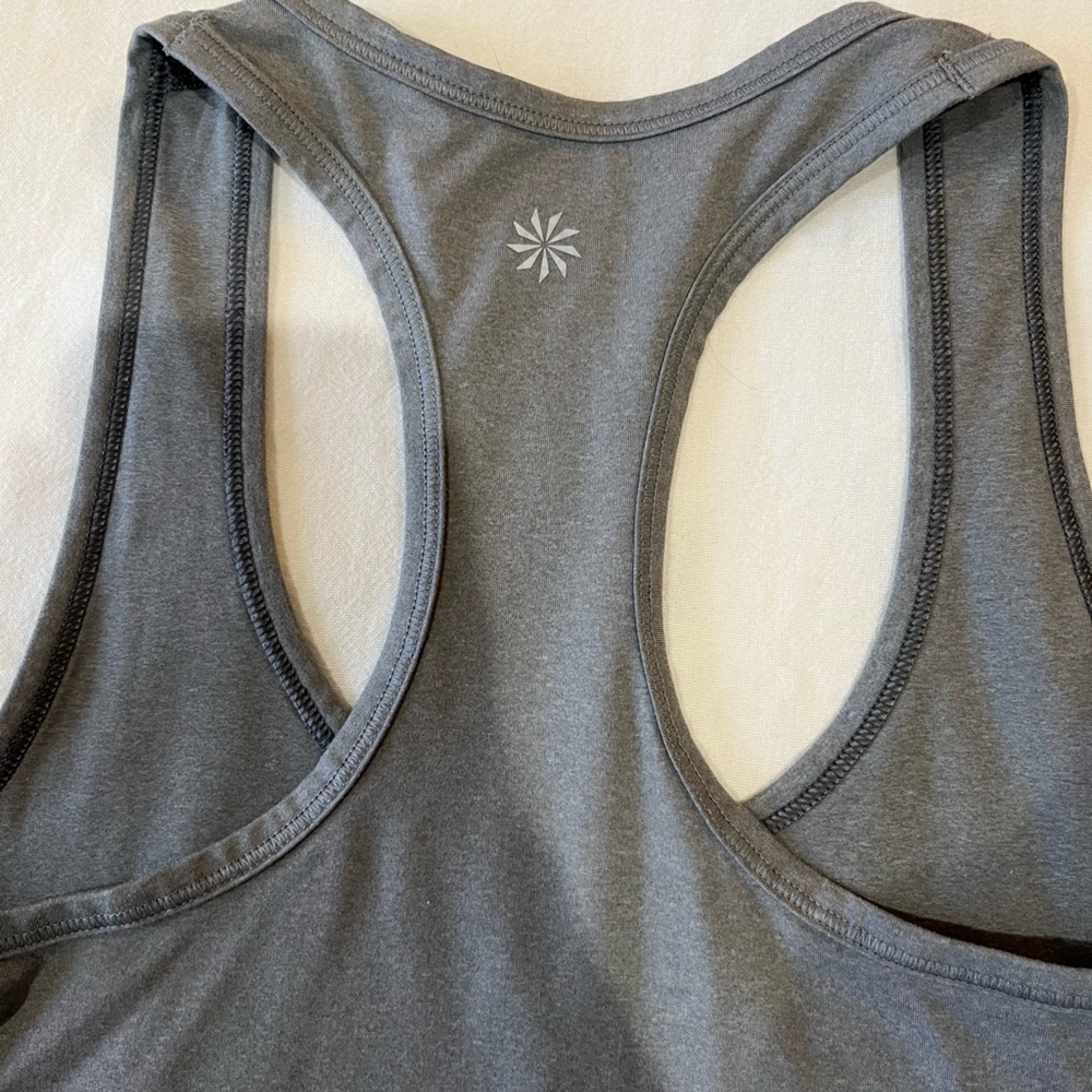 Atleta Women’s Gray Razorback Workout Tank - Picture 3 of 6